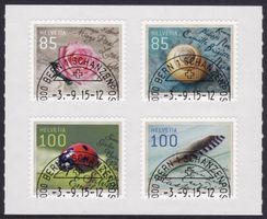 Satz SBK-Nr. 1563-1566 (Anlässe 2015) ET-gestempelt