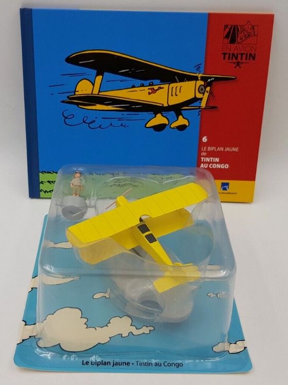 En avion Tintin N°11 - Le biplan jaune | UK