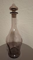 Karaffe mit Stopfen Glas Rauchglas