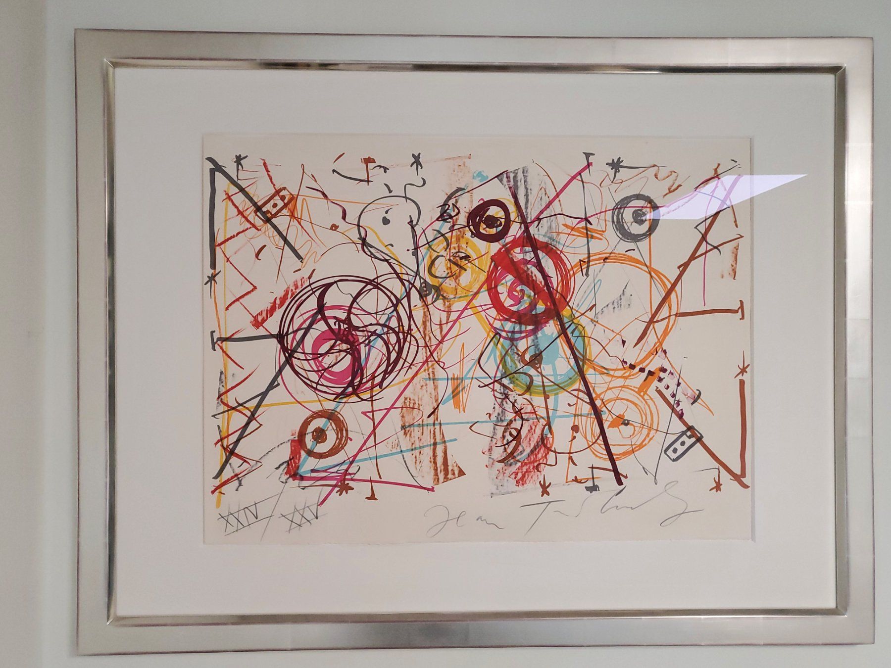 Grafiken & Lithographien: Tinguely Jean, Farblitho, handsigniert, röm. nummeriert – Gebraucht aus Füllinsdorf von havi4