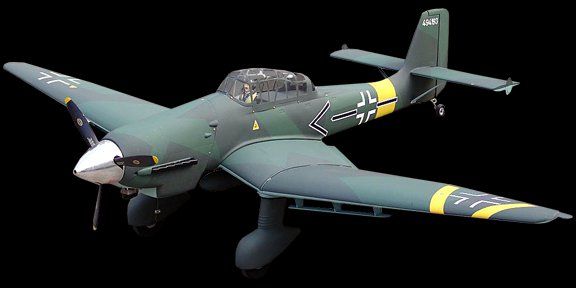 RC Modellbau: ESM Junkers Ju-87D Stuka rc flugzeug – Neu und originalverpackt aus Studen BE von music_wave4you