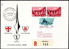 1966_Gedenkbrief "JUMELAGE; Pflege der Städtepartnerschaft"