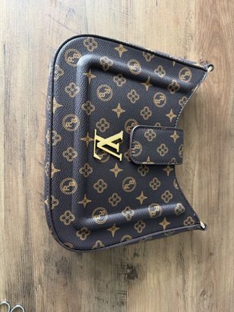Schicke Handtasche in Braun-Gold - Herbst Schnäppchen!