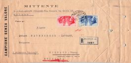 Versandtasche Milano - Sirnach TG , 27.2.1941 , 2 WK
