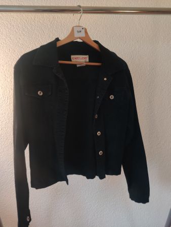 Veste en jeans noir taille M/L