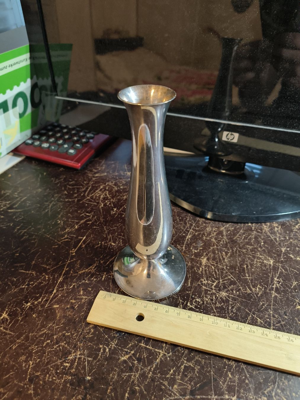 Jezler Vasen & Gefässe: Elegante Vase, Silber 800 ,Jezler – Gebraucht aus Obfelden von mw983