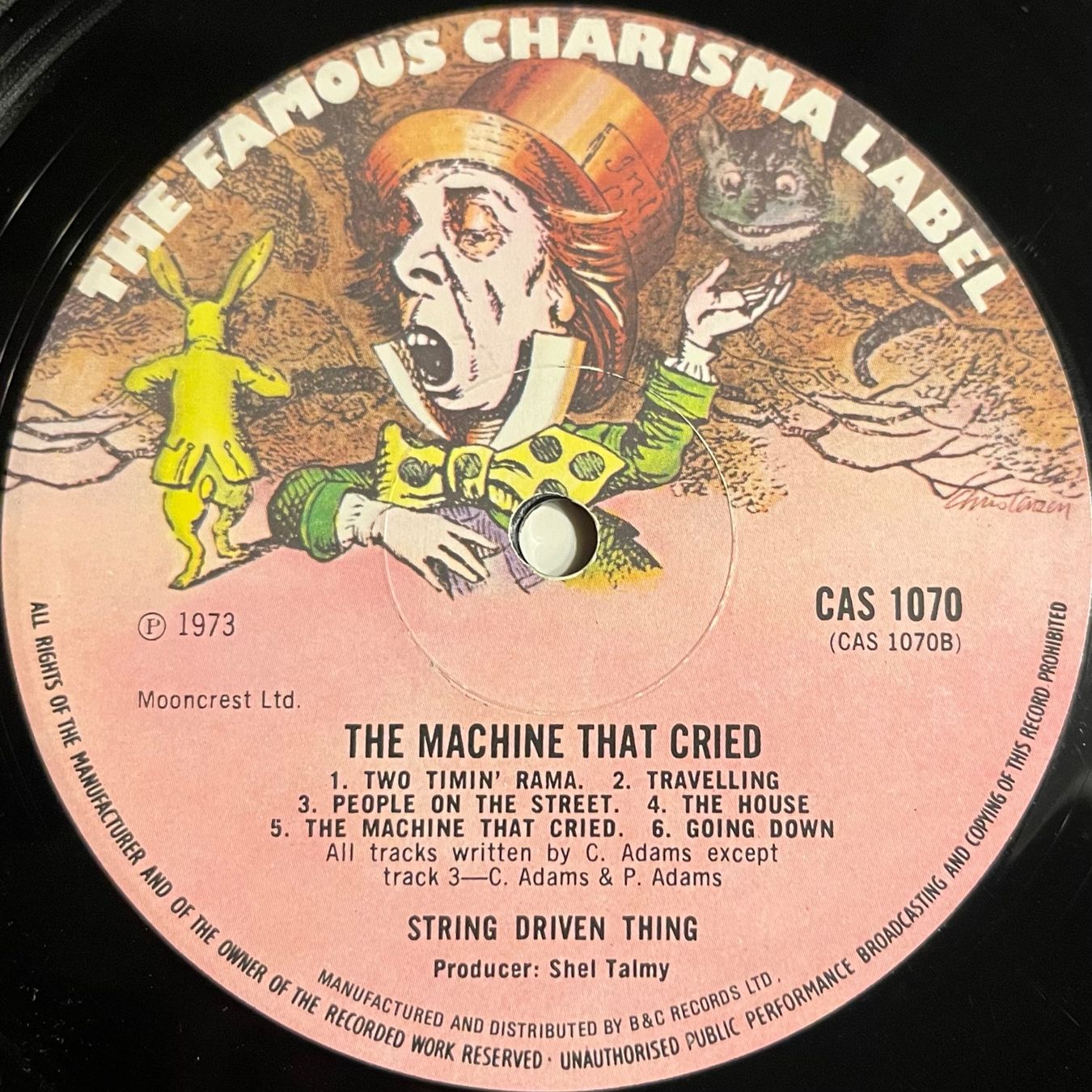 Dischi in vinile: STRING DRIVEN THING - THE MACHINE THAT CRIED - 33 TOURS – Usato da Bussigny venduto da vinyl-pas-cher 4