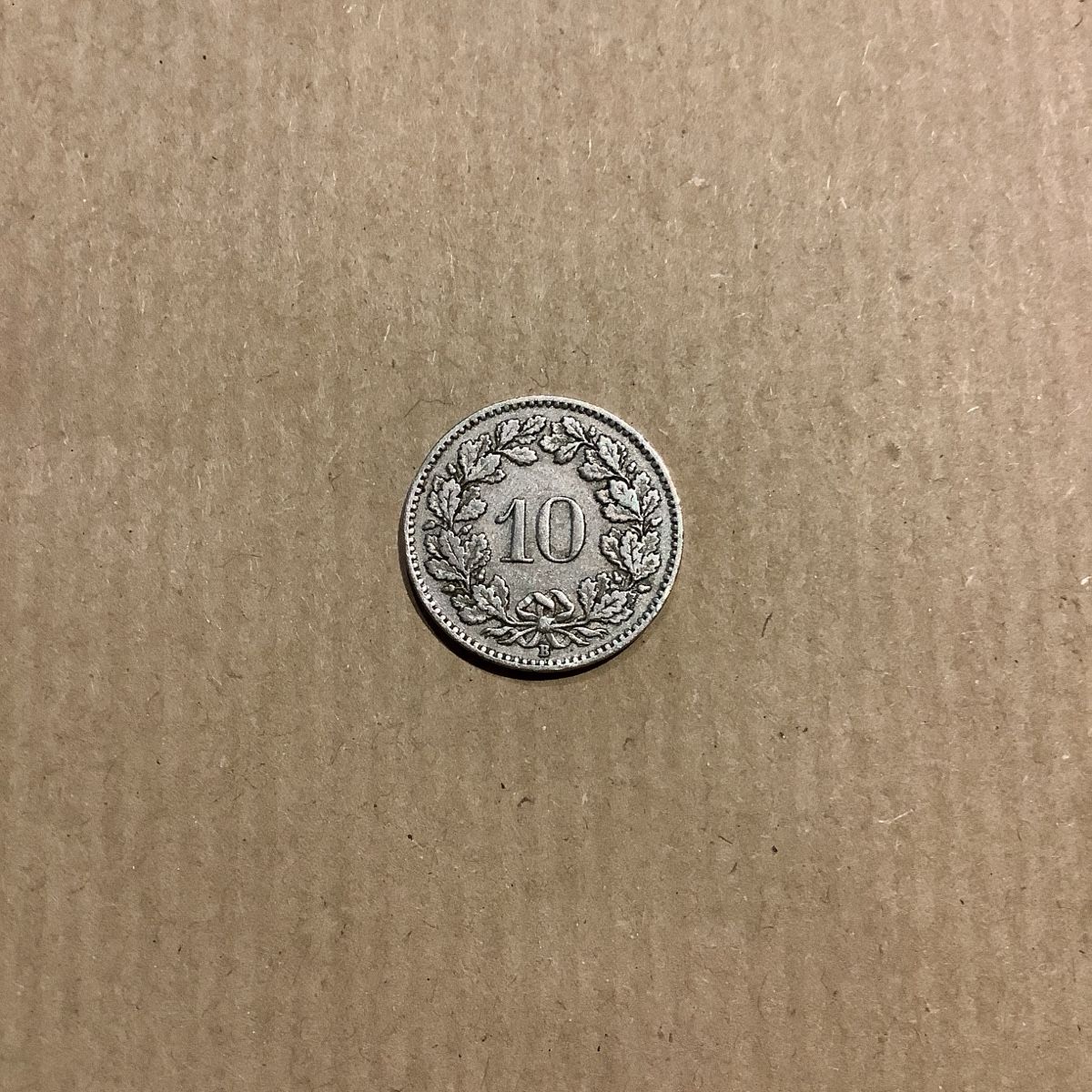 Tutti le monete: 10 Rappen, 1925, Top Zustand, Selten! – Usato da zürich venduto da NickLos_26