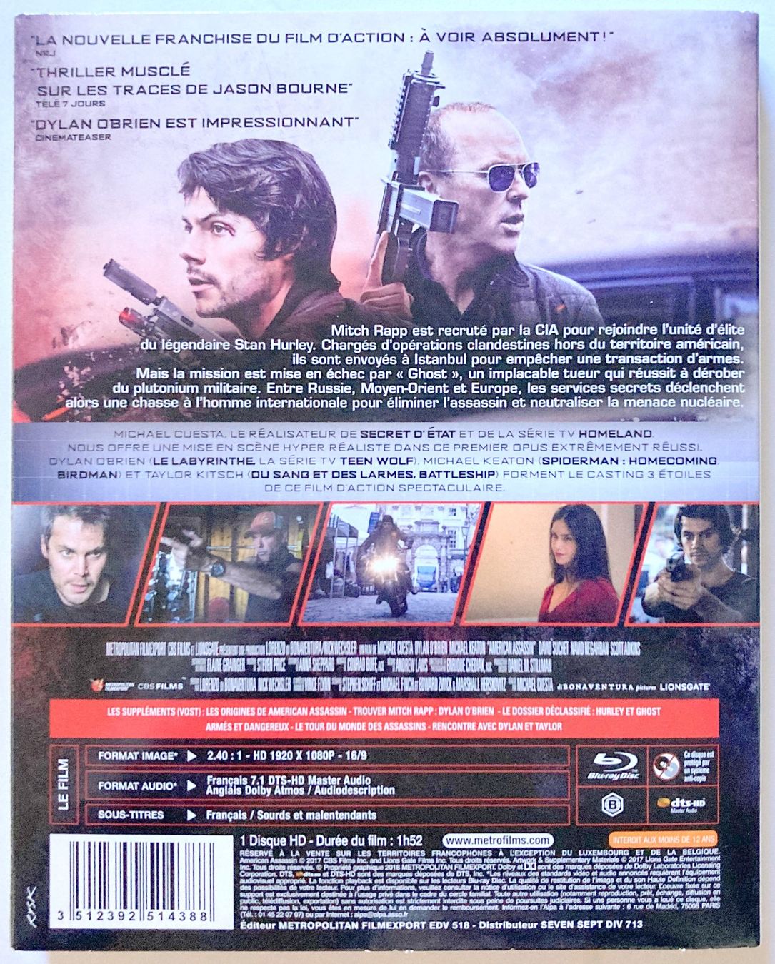 Tutti i DVDs: AMERICAN ASSASSIN (1 BLU-RAY) – Usato da Bottens venduto da hotter-than-hell 1