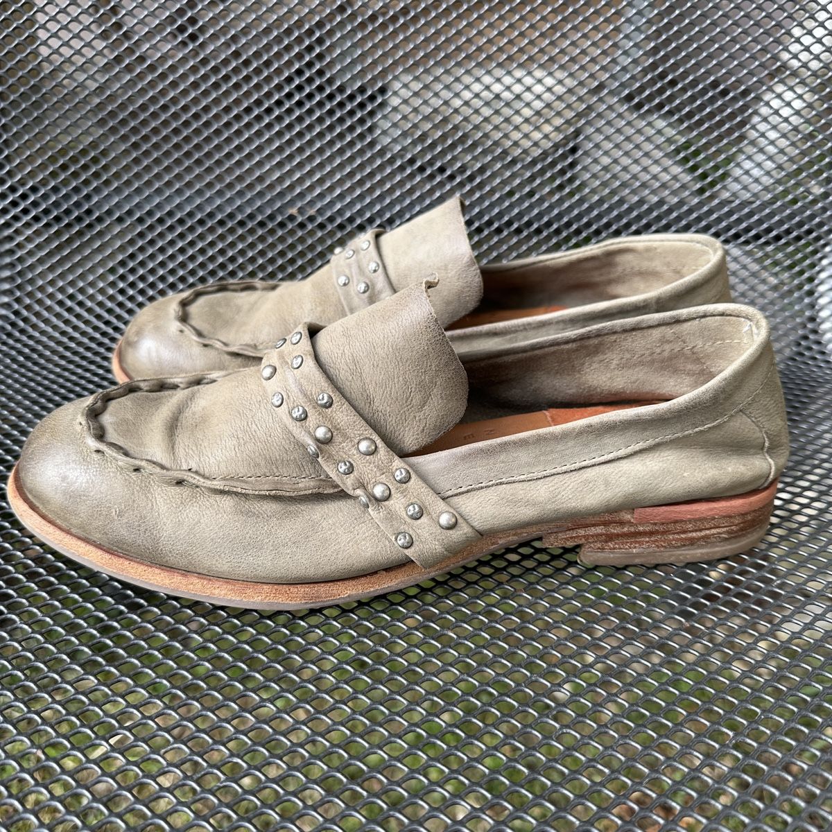 A.S.98 Scarpe da donna: A.S. 98 Lederschuhe, Khaki, Gr. 39 – Usato da Sax venduto da kaulquappe01 1