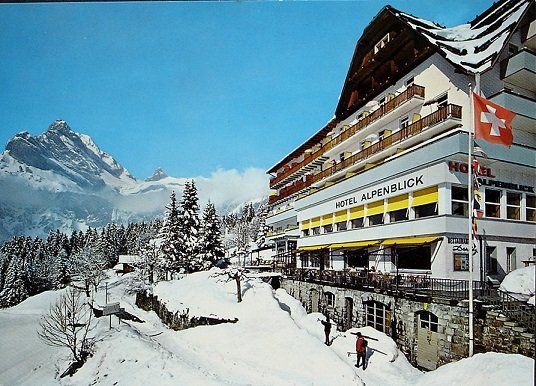 Cartoline postali: BRAUNWALD Hotel Alpenblick – Nuovo (secondo la descrizione) da Jona venduto da philajona