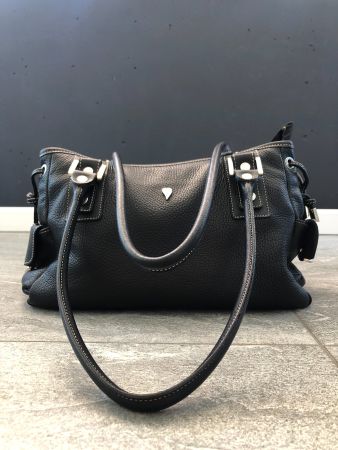 Lancaster Paris Leder Handtasche Schwarz – Made in Italy – T