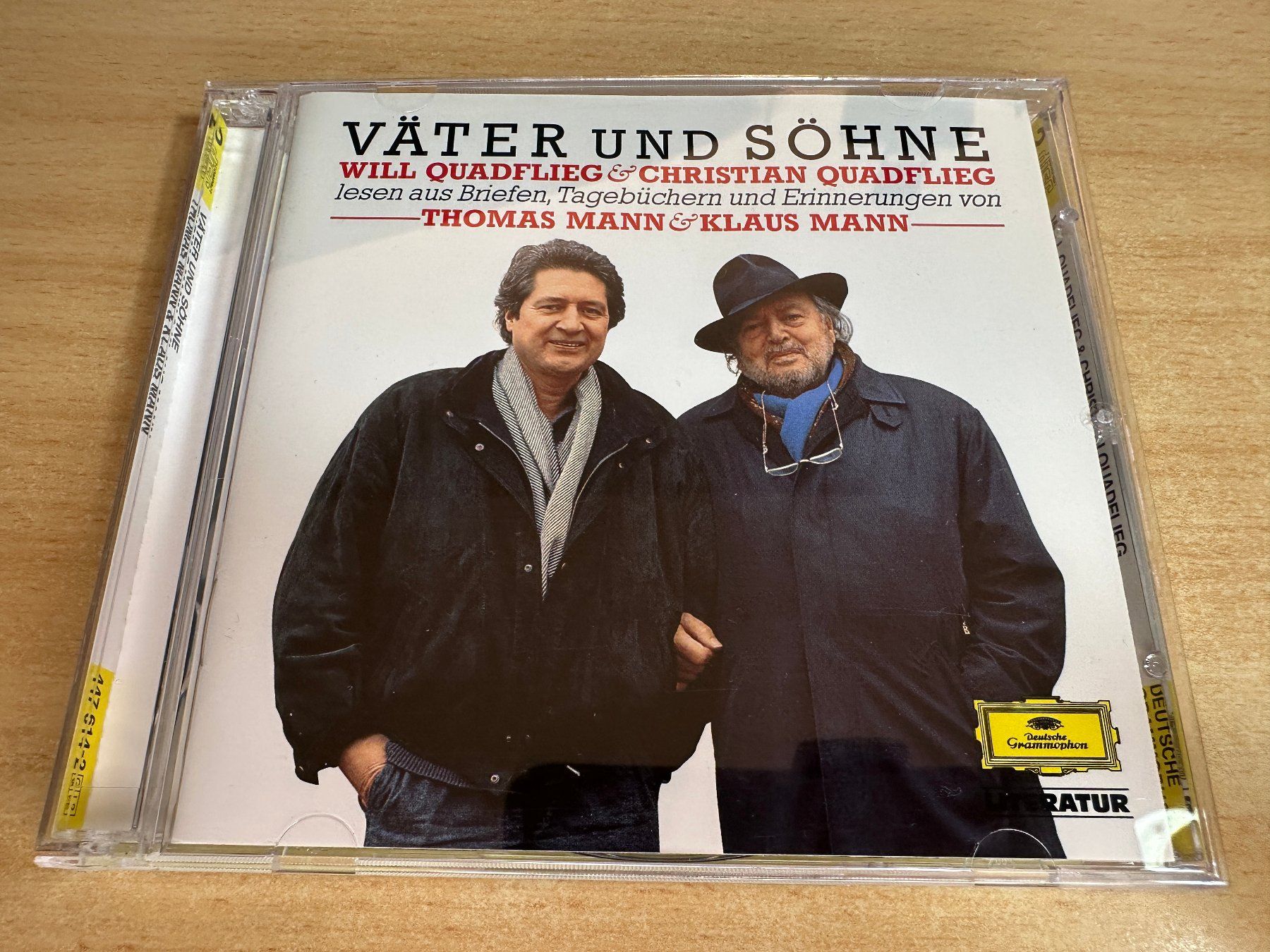 Audiolibri: B7 Quadflieg Väter und Söhne Thomas Mann & Klaus Mann - 2 CD – Usato da Rikon im Tösstal venduto da Alpenmutz