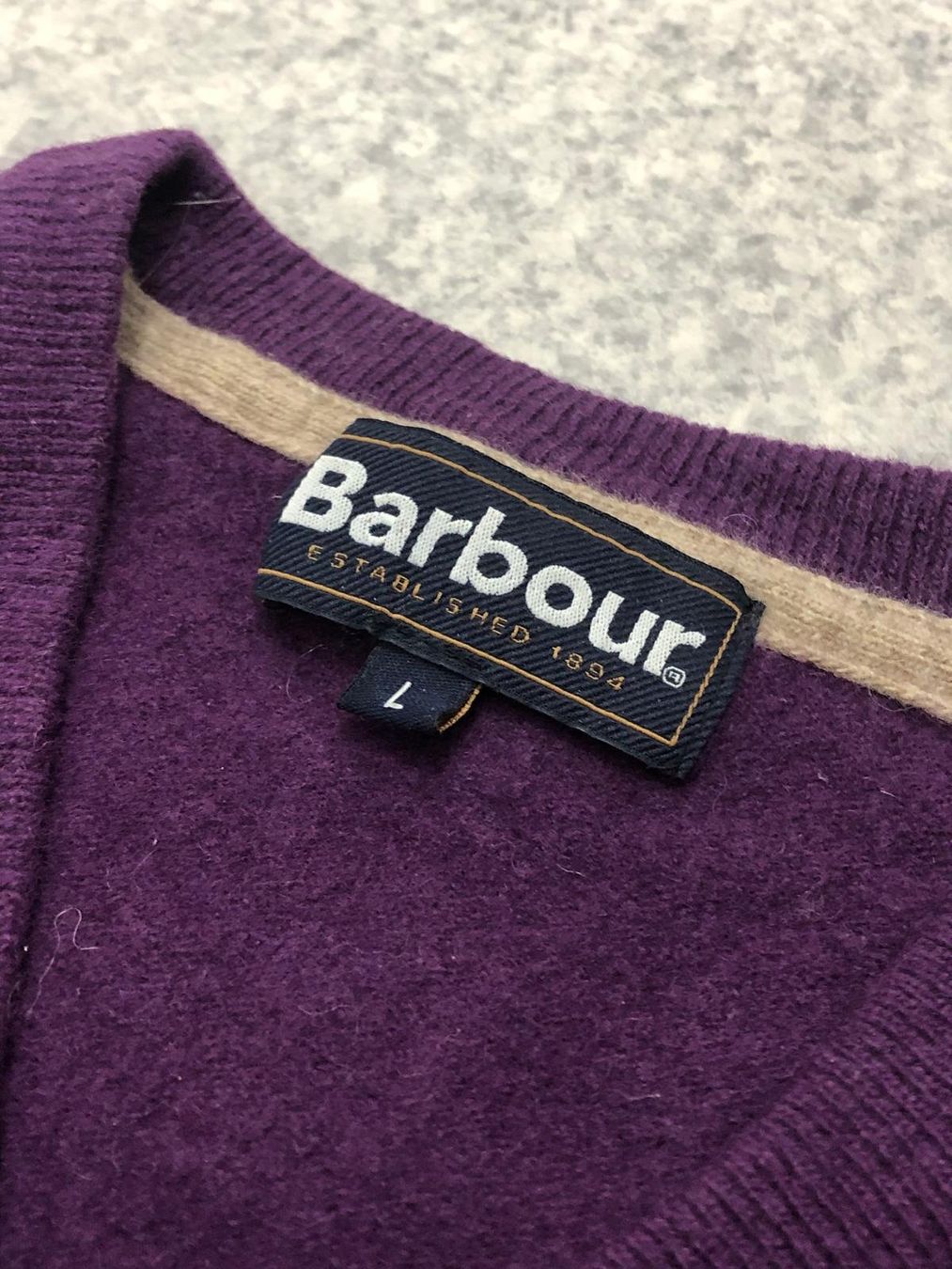 Barbour Pulls & Sweat-shirts: Pull Barbour Taille L Violet 🟣 – D'occasion à Genève par leb_5j62 1