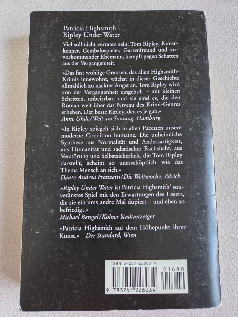 Libri: Patricia Highsmith - Ripley Under Water – Usato da Bergdietikon venduto da Tanne_10 1