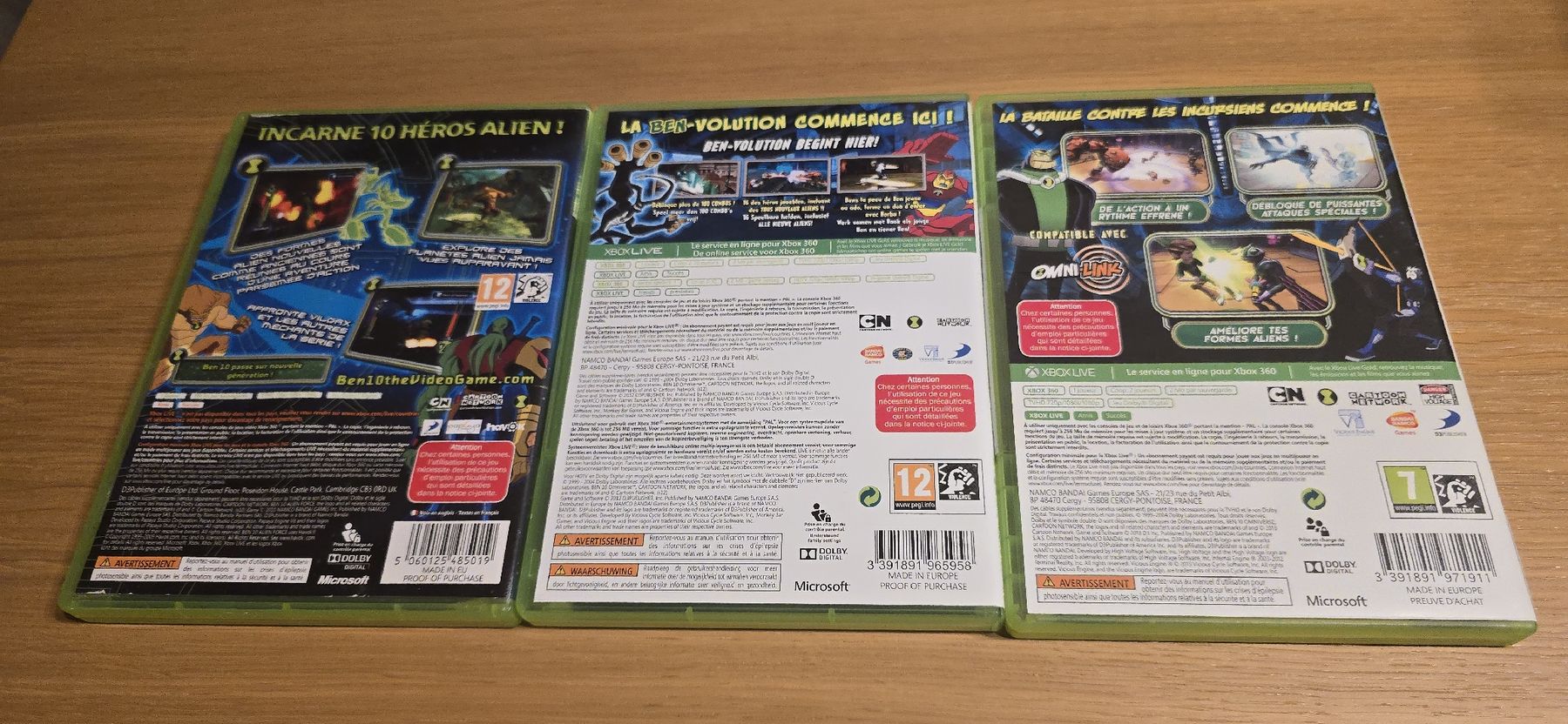 Microsoft Giochi: Ben 10 Xbox 360 en français – Usato da Le Noirmont venduto da desoto55 1