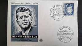 Ersttagsbrief John F Kennedy, Deutsche Post Berlin, 21.11.64
