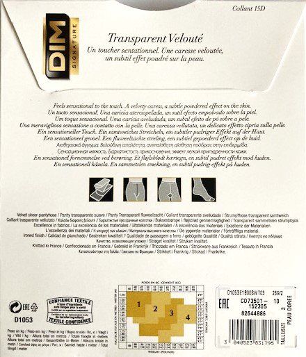 Calze & Collant: Strumpfhose DIM Signature – Nuovo e nell'imballaggio originale da Menziken venduto da ABA60 1