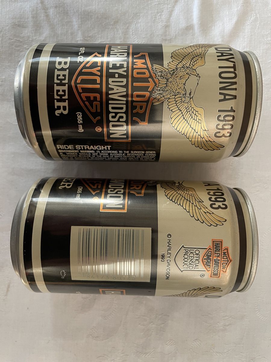 Bevande alcoliche: Harley Davidson Jubiläums-Bierdosen, Daytona 1993 – Nuovo e nell'imballaggio originale da Brunnen venduto da Mae02 1