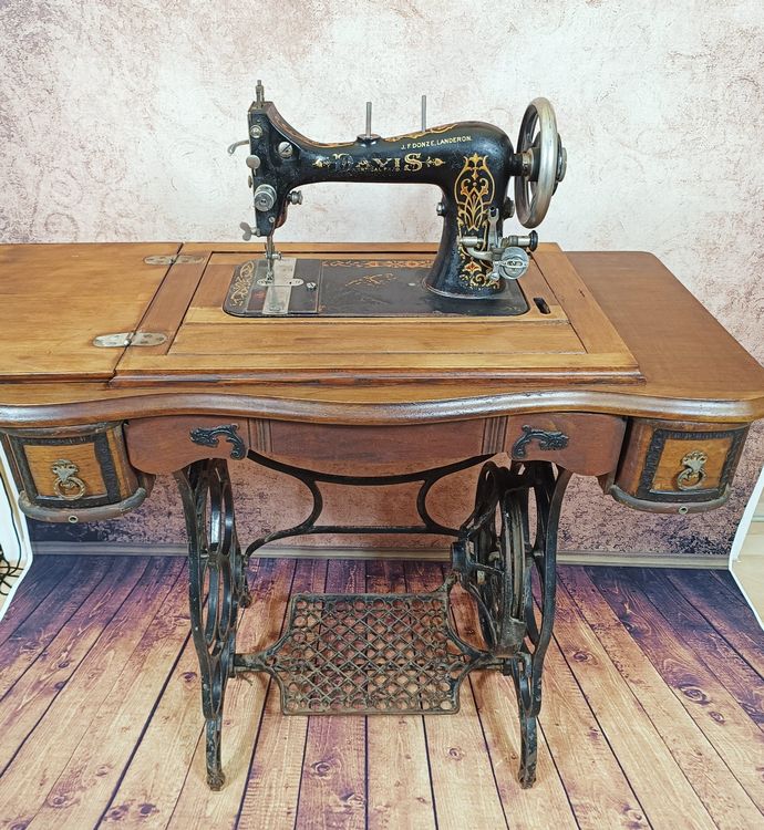 Vintage Nähmaschine Davis Sewing Machine Company 1881 Kaufen auf Ricardo