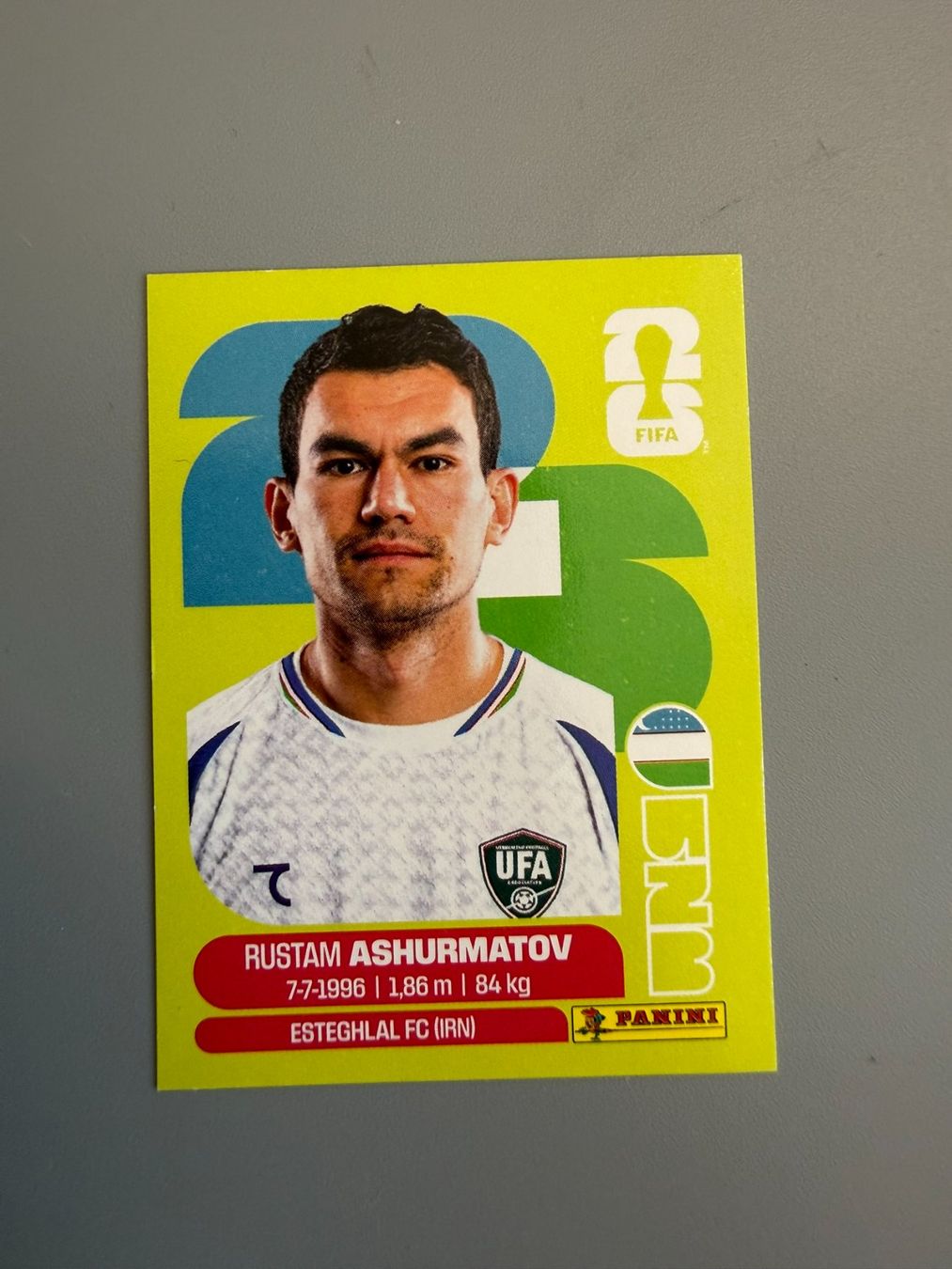 Panini Sammelbilder & Trading cards: Panini Rustam Ashurmatov UZB7 – Gebraucht aus Liebefeld von Ronaldo-1996