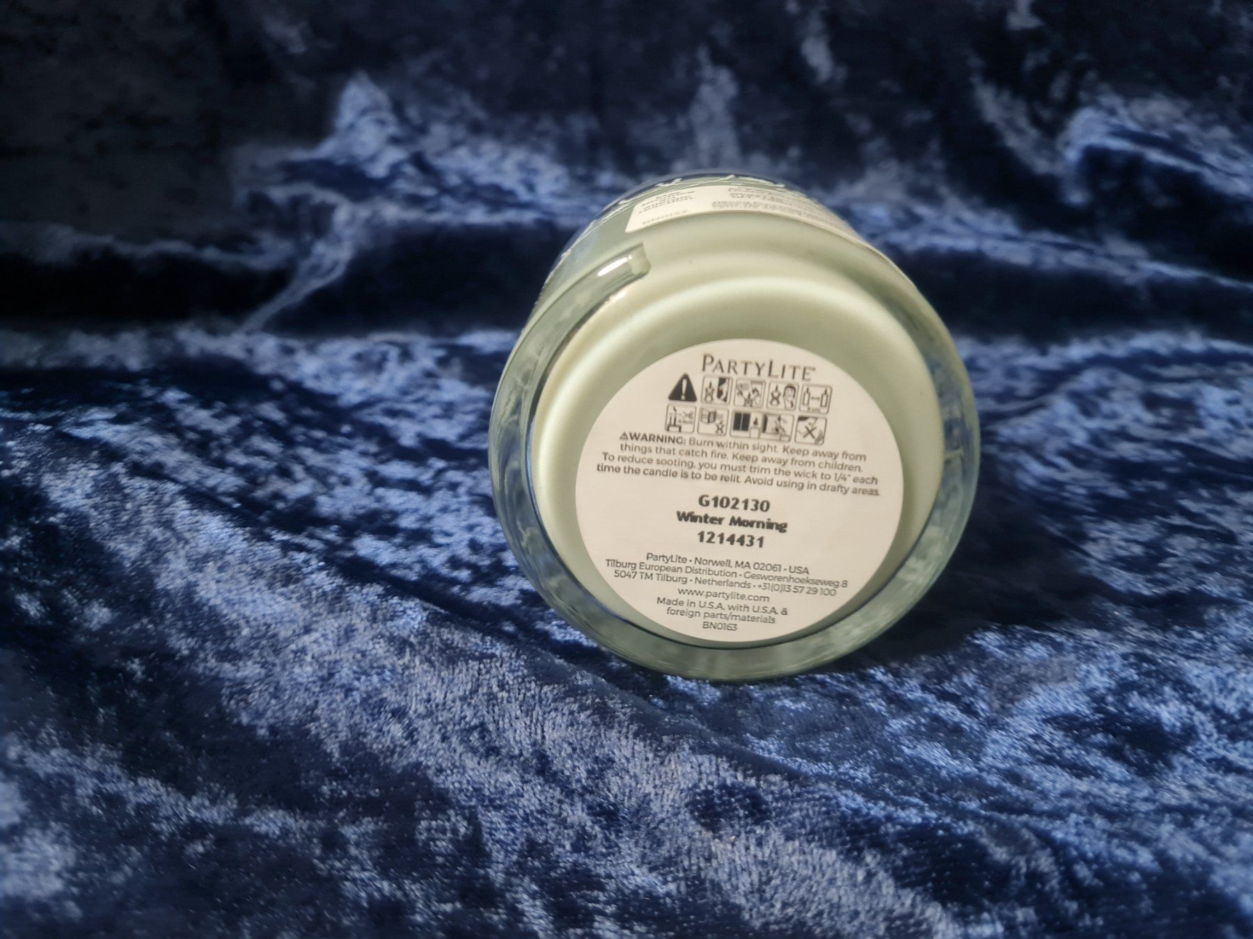 Partylite Candele: PartyLite - Mini-Duftwachsglas Winter Morning – Nuovo e nell'imballaggio originale da Othmarsingen venduto da Kleibai 1