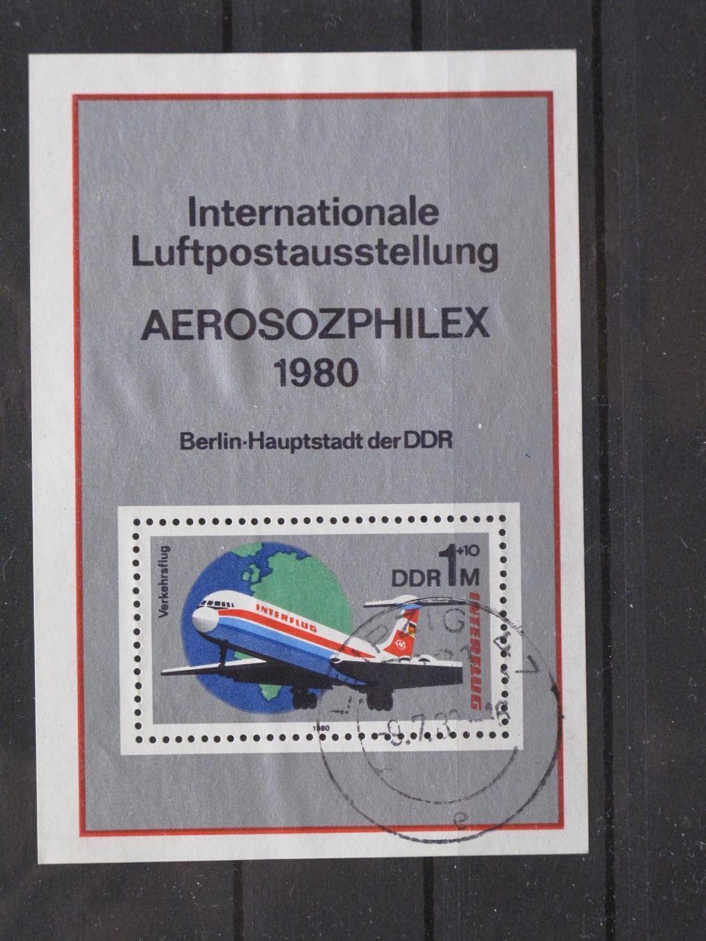 Tutti i francobolli: DDR 1980 Flugzeug IL62 Blk 59 gest – Usato da Wil SG venduto da fva01
