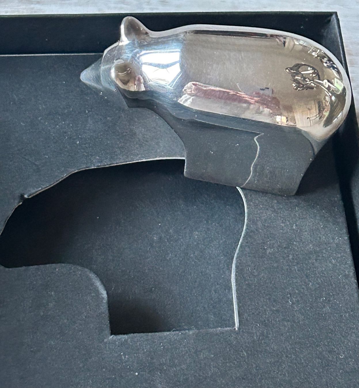 Statuette: Dansk Designs Brown Bear Silverplate Paperweight – Nuovo (secondo la descrizione) da Zürich venduto da Mistral61 6