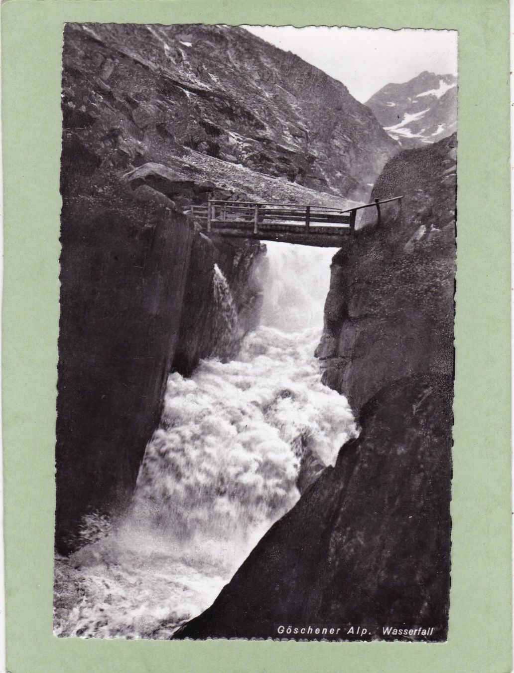 Cartoline postali: Göschener Alp Wasserfall – Usato da Herisau venduto da Lisegrat2008
