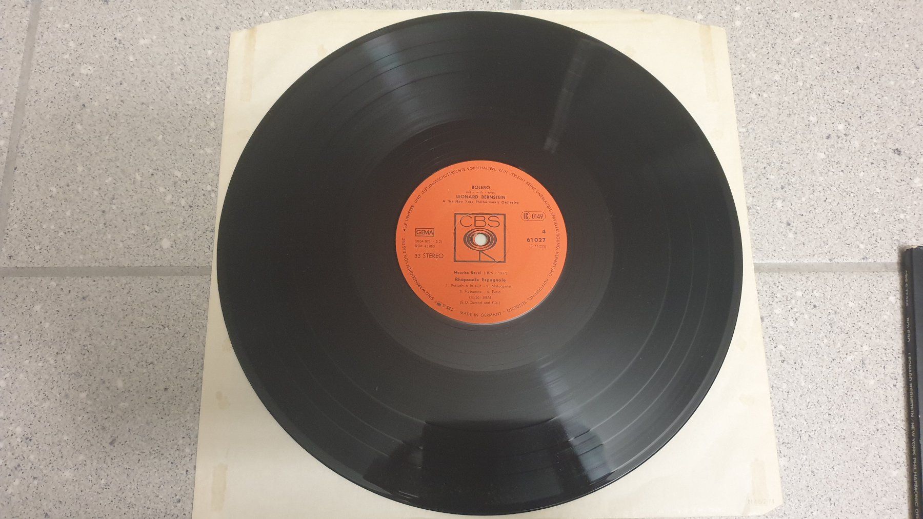 Schallplatten: BOLERO (Leonard Bernstein) – Gebraucht aus Stäfa von Supertramp73 7