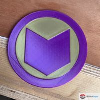 Hawkeye Coaster 3D Printed Drink Coaster
