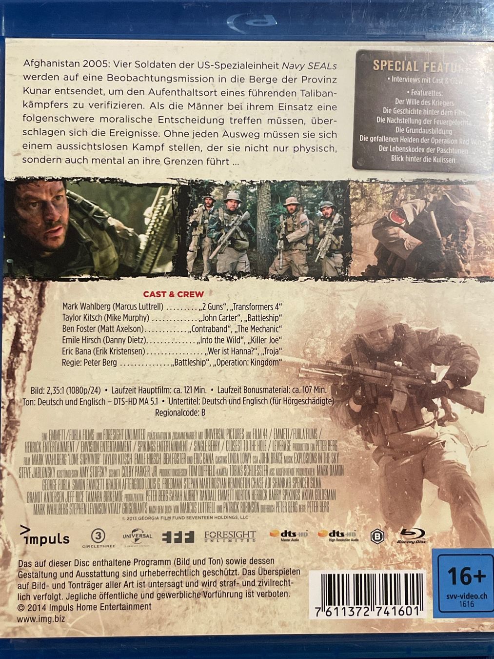 Tutti i DVDs: Lone Survivor  (2013) – Usato da Waldenburg venduto da Gonzo8 1