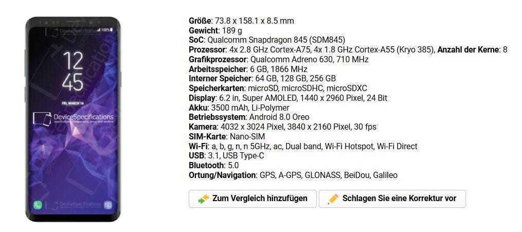 Samsung Telefoni cellulari / Smartphones: Samsung Galaxy S9 plus – Usato da Gipf-Oberfrick venduto da mabo68 3