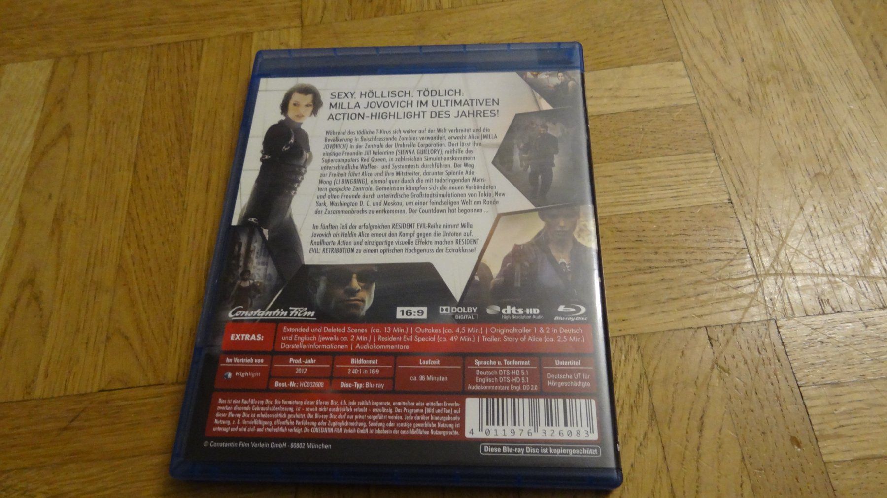 Tutti i DVDs: Resident Evil - Retribution BLU-RAY – Usato da Olten venduto da Disc-Verkauf 2