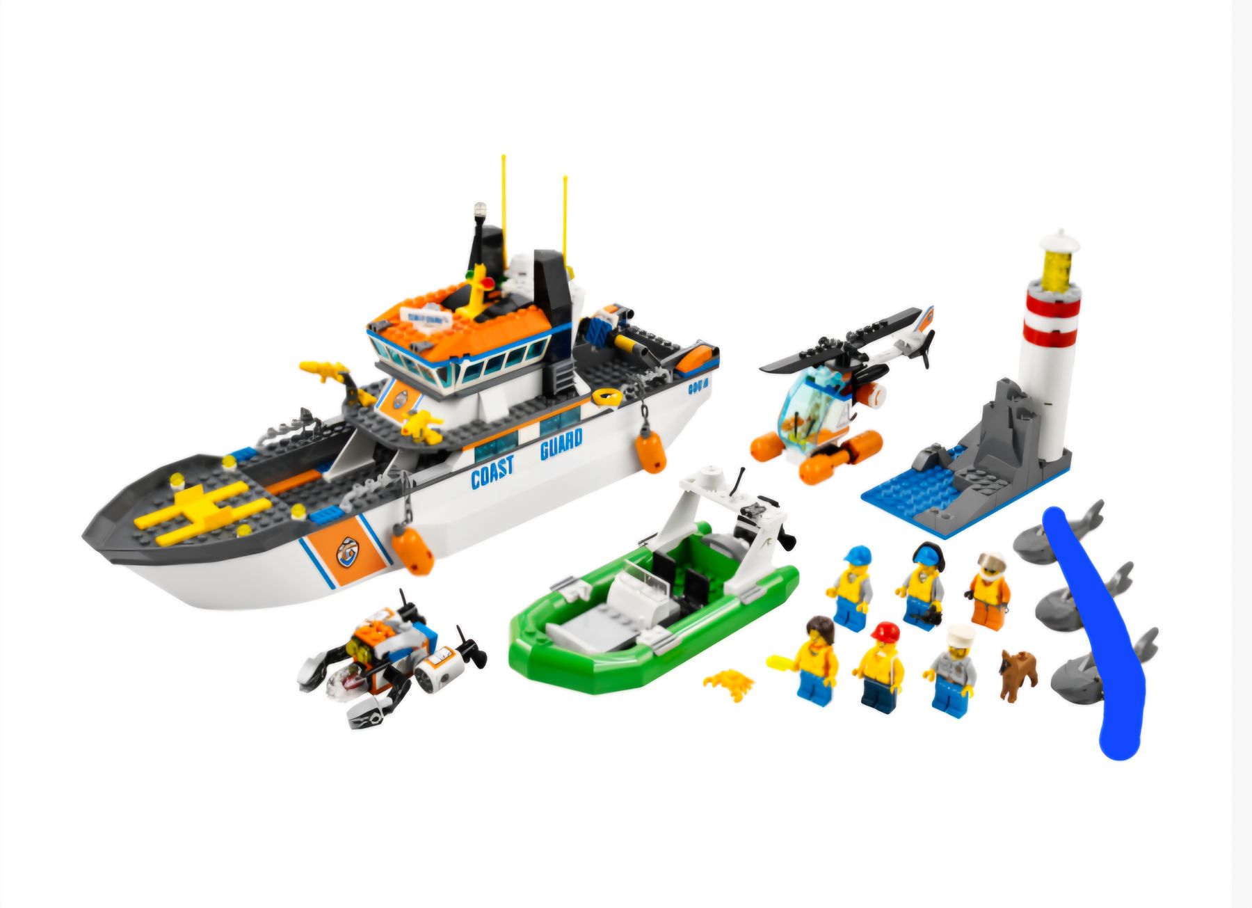 Lego Kit di costruzioni: Lego 60014 Küstenwache – Usato da Mühlethurnen venduto da Kurt74