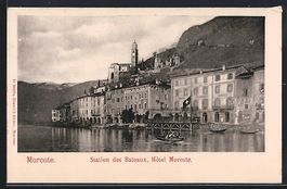 Morcote, Hotel Morcote, Station des Bate