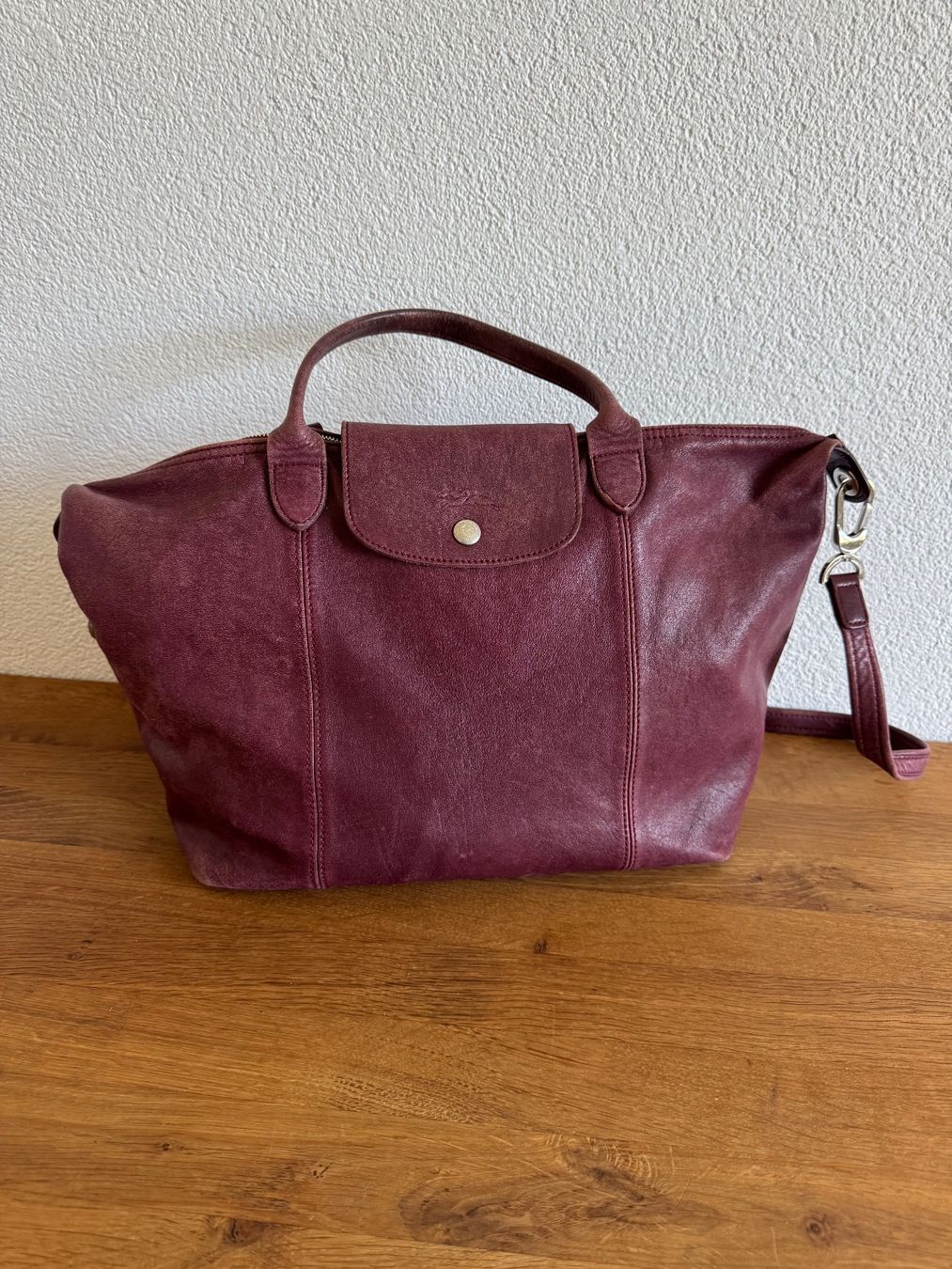 Longchamp Borse da donna: Damen Tasche von Longchamp Leder – Usato da Frauenfeld venduto da lind11