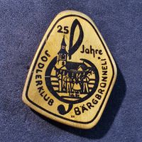 Y383 - Brosche 25 Jahre Jodlerklub Bärgbrünneli