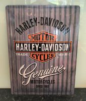 Schild "Harley Davidson"