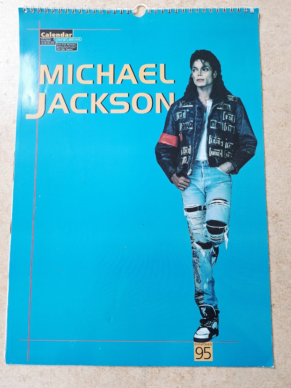Calendari: Michael Jackson Kalender 1995, guter Zustand – Usato da Klingnau venduto da vollmond36