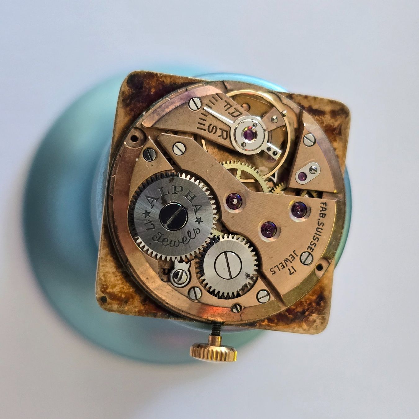Orologi: Mouvement Alpha avec cadran le Briquet – Usato da Tramelan venduto da Nirdan 3