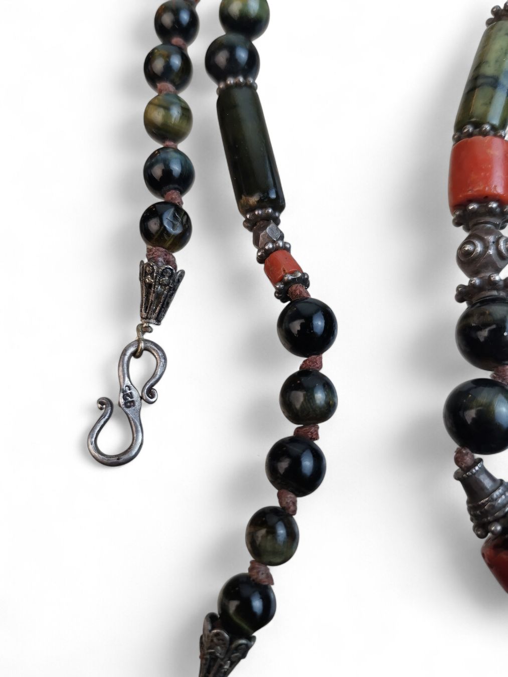 Catenine: Exklusive Israel Designerkette Silber 925 Echte Edelstein – Usato da Erlinsbach SO venduto da Meytalien 1