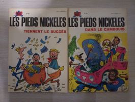 Lot 2 albums BD Les Pieds Nickelés Pellos 