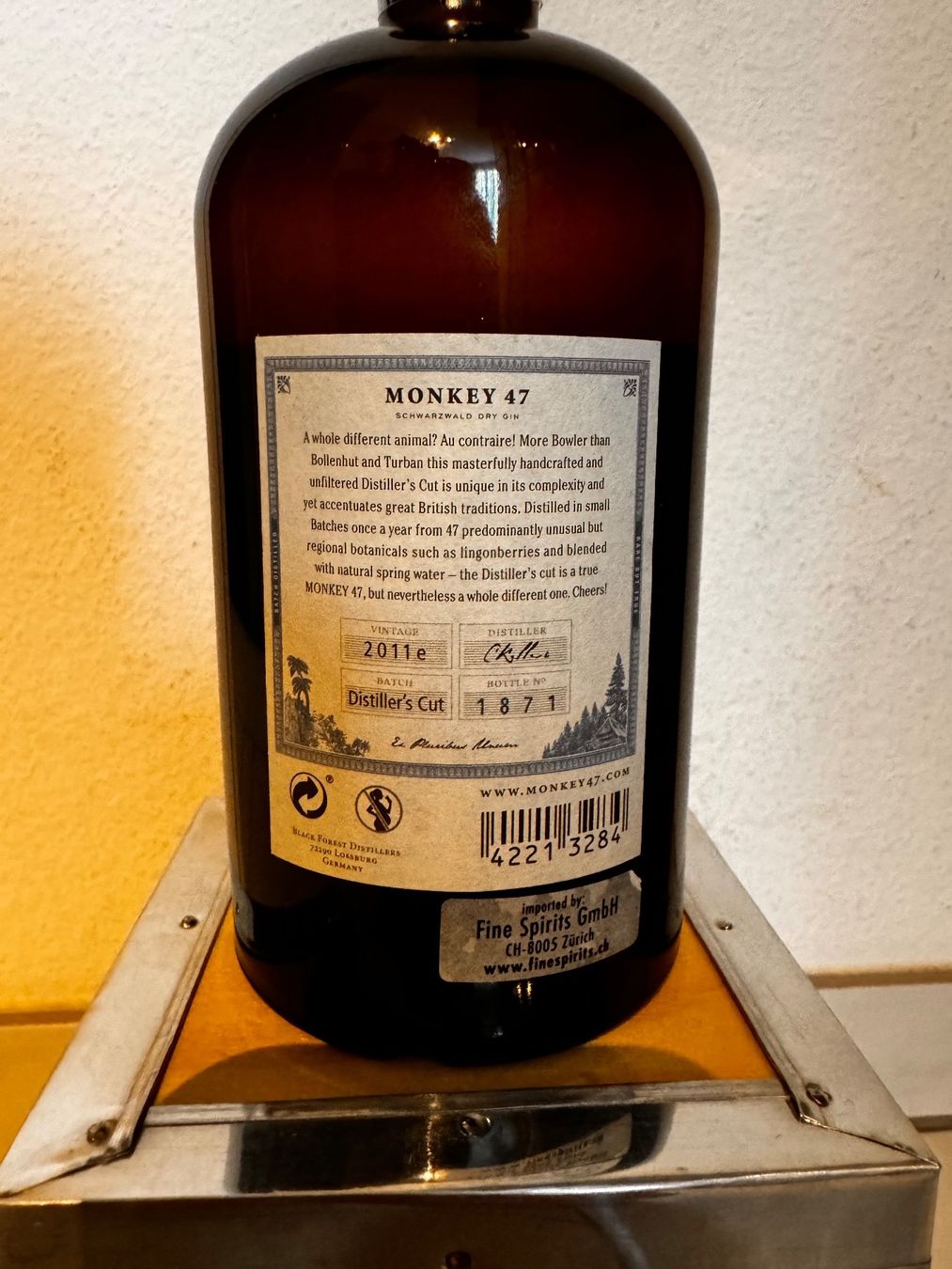 Bevande alcoliche: Monkey 47 Distillers Cut 2011 Monkeys 47 – Nuovo e nell'imballaggio originale da Bern venduto da shopluca2011 1