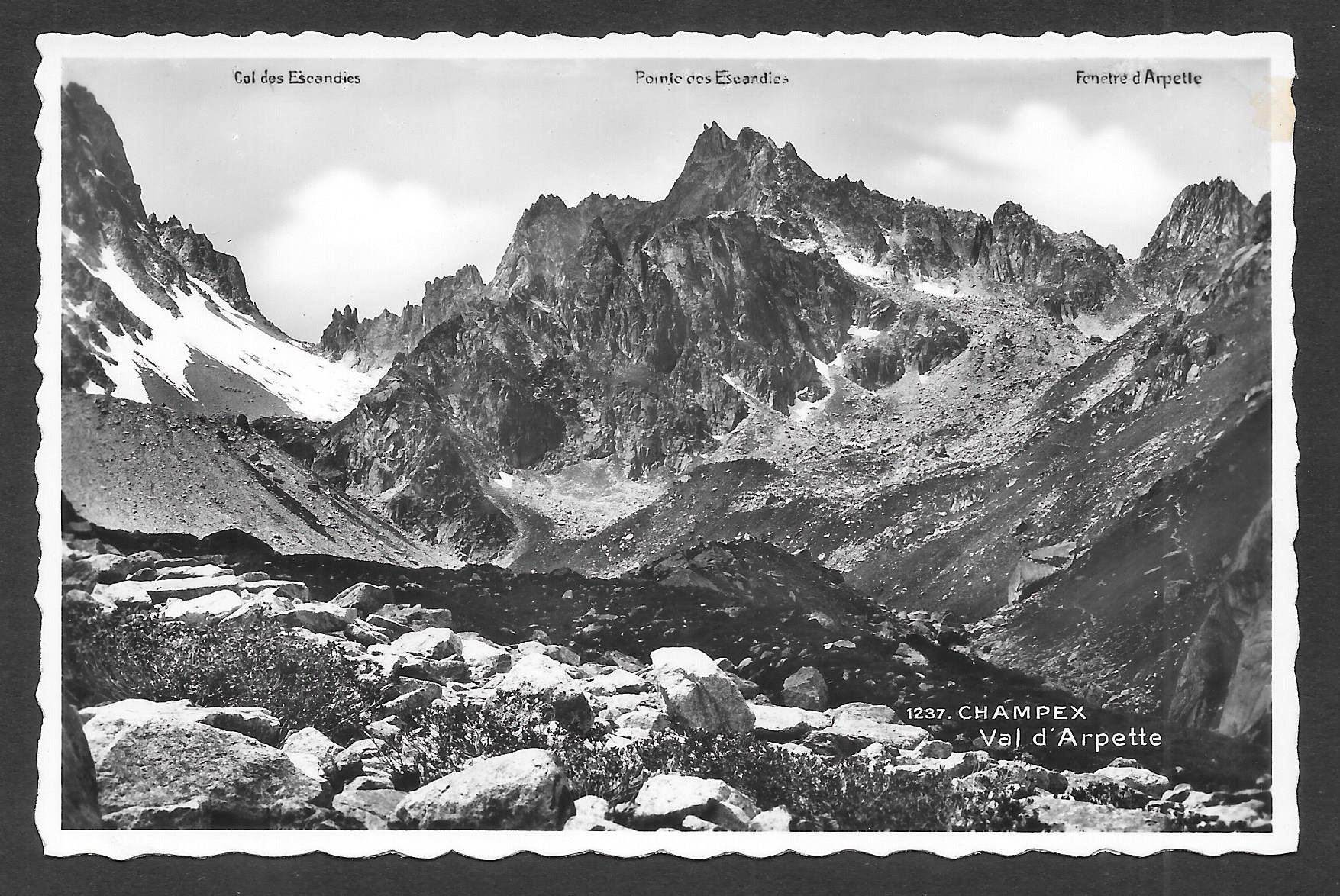 Cartoline postali: Champex Val d'Arpette – Usato da Olten venduto da clotaldi