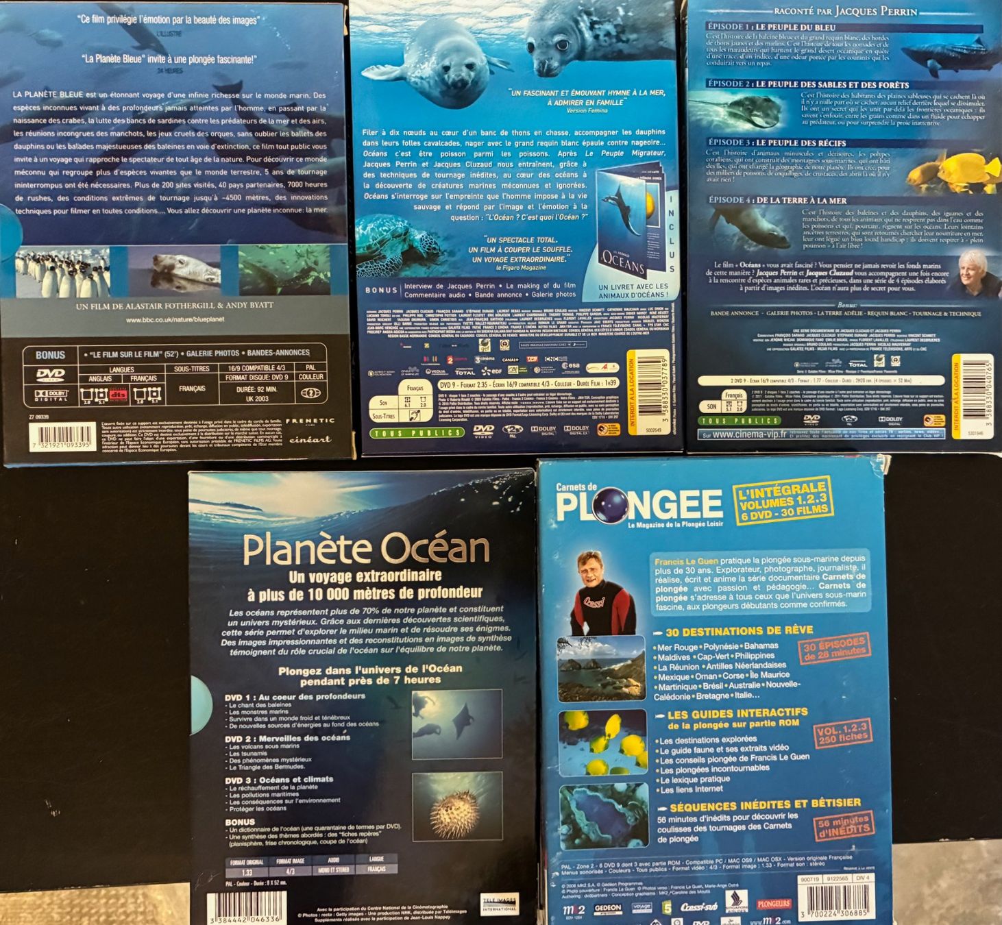 Tutti i DVDs: DVD sur les océans – Usato da Moutier venduto da lebadin 1