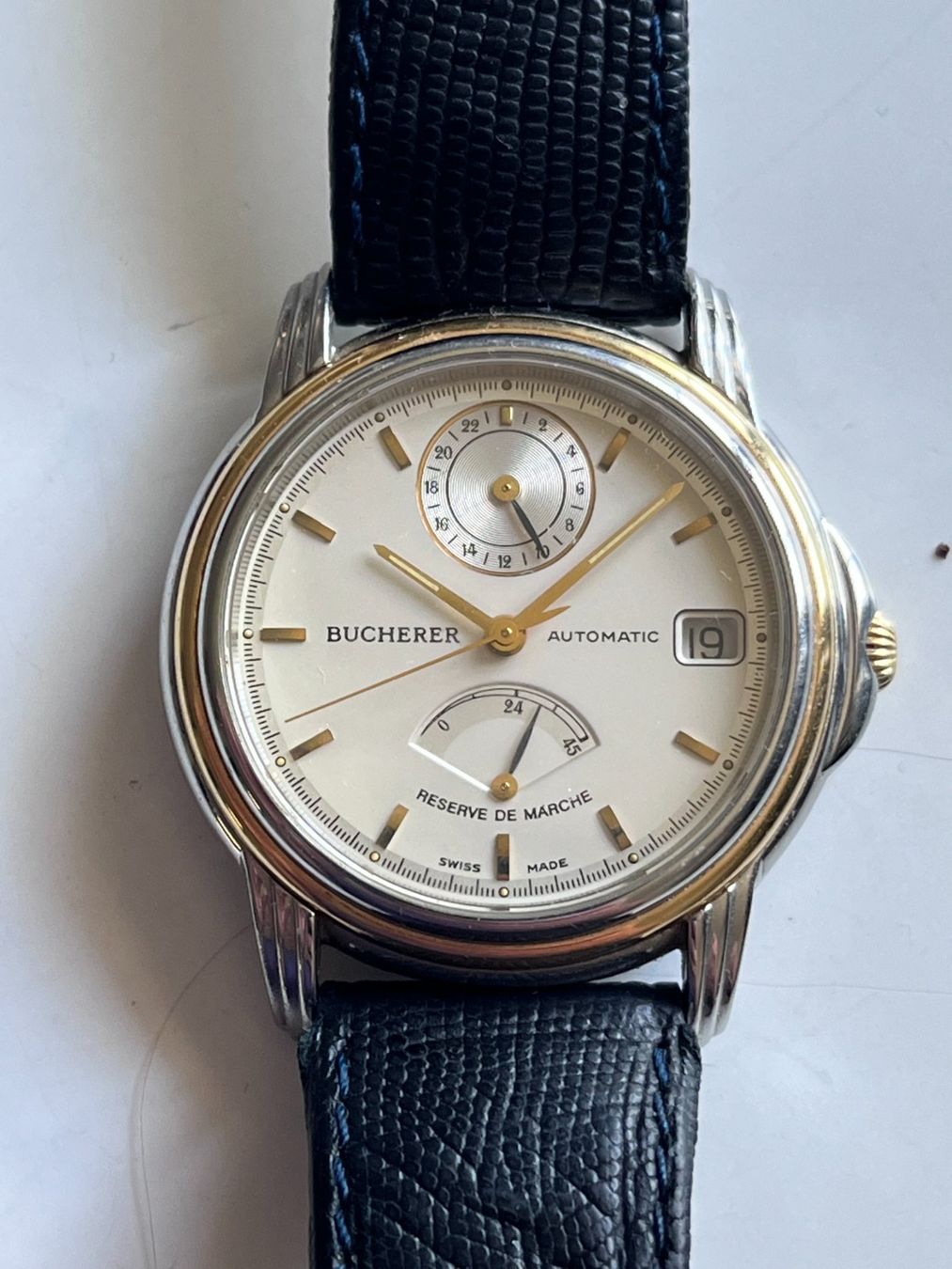 Bucherer Orologi: Bucherer Archimedes Reserve de Marche Automatic – Usato da Worblaufen venduto da chronyves