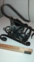 Schmiedeeiserner Weinhalter, Vintage, Deko Weinregal, Ges...