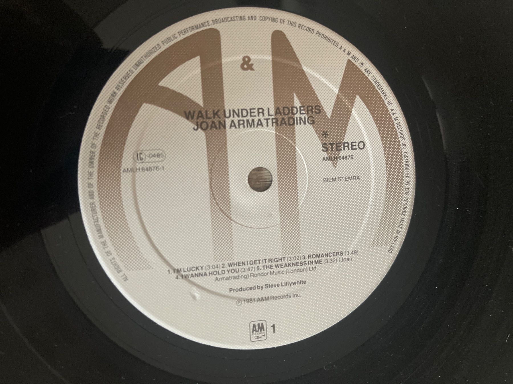 Schallplatten: A258/Joan Armatrading - Walk Under Ladders – Gebraucht aus Frutigen von Philippe_jsp 2