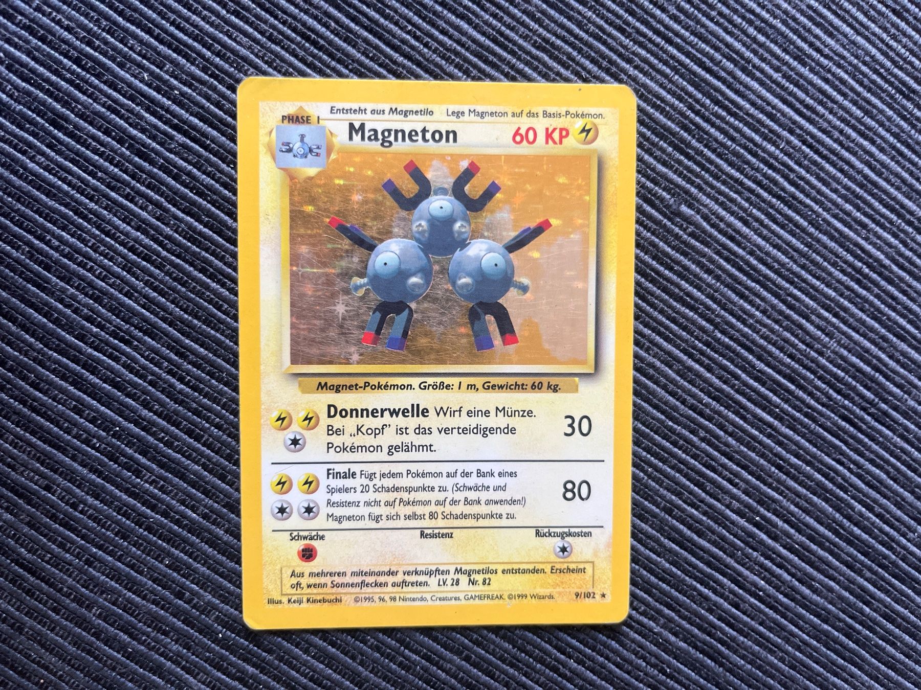 Pokémon Carte collezionabili: Pokemon Magneton holo Base Set deutsch – Usato da Wabern venduto da Collectfun